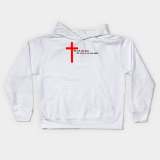 God is on our side Kids Hoodie